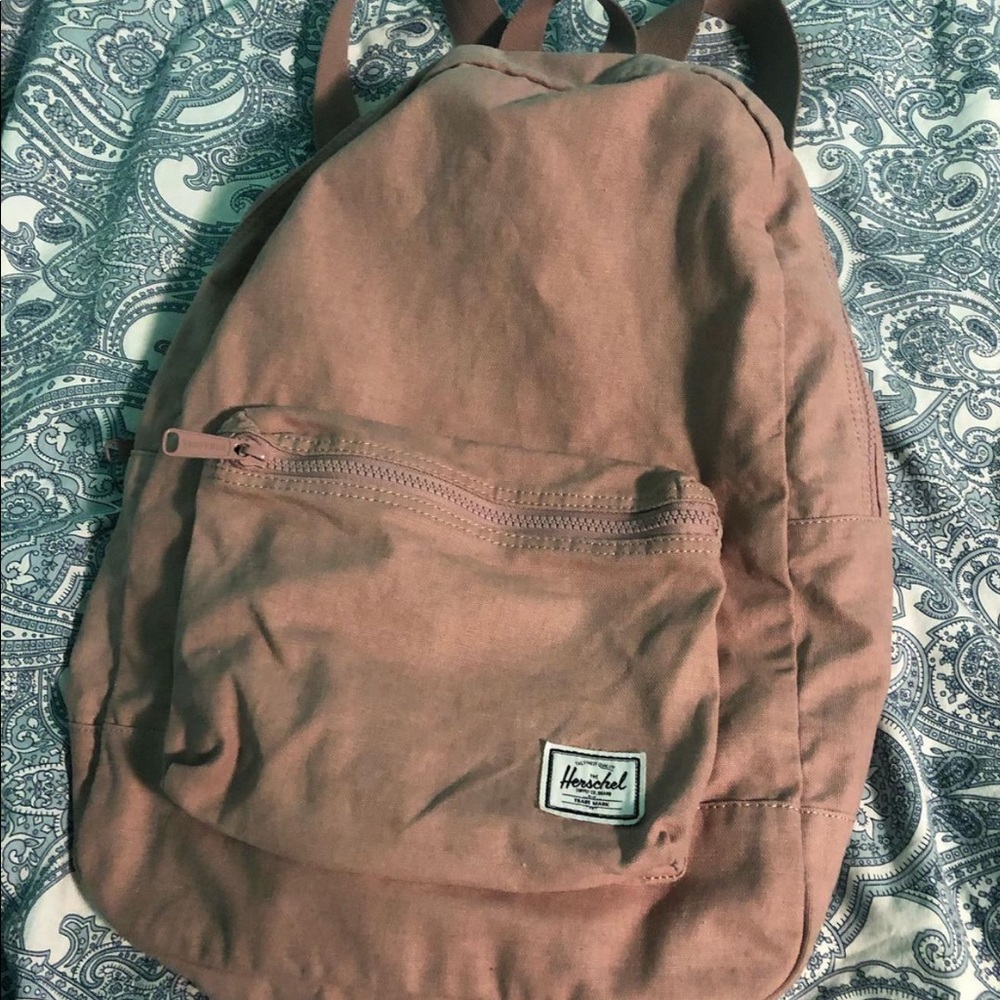 pink herschel backpack